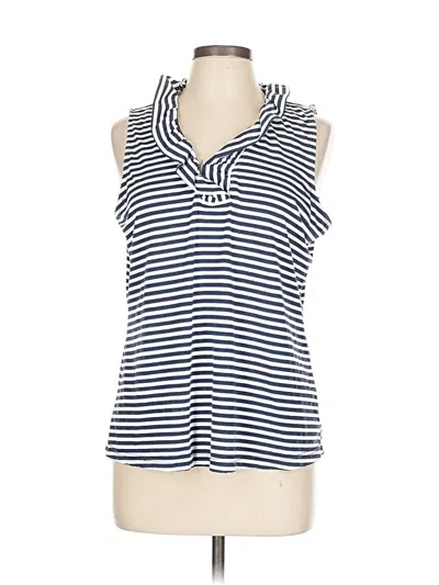 Pre-owned Lulu-b Sleeveless Blouse In Blue