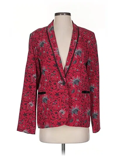 Pre-owned Berenice Blazer Jacket In Red