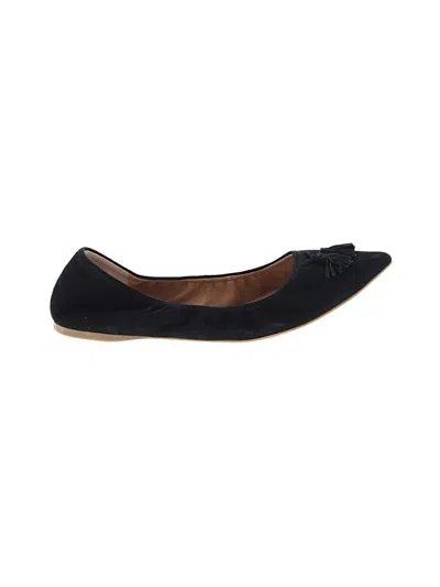 Pre-owned J.crew Factory Store Flats In Black