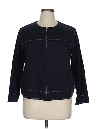 Pre-owned Talbots Cardigan Sweater In Blue