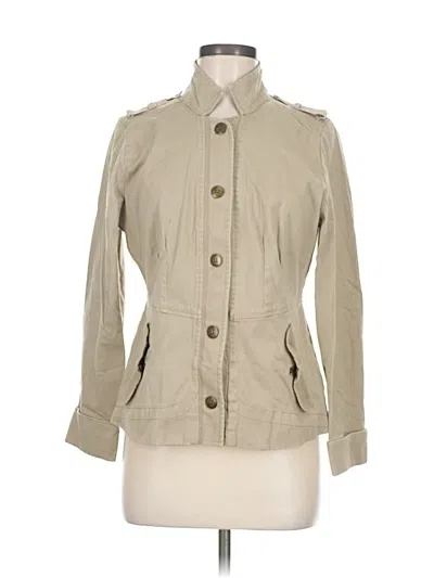 Pre-owned Dkny Jeans Jacket In Brown