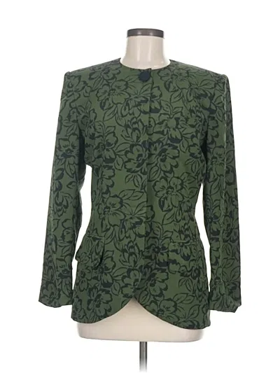 Pre-owned Kasper A.s.l. Blazer Jacket In Green