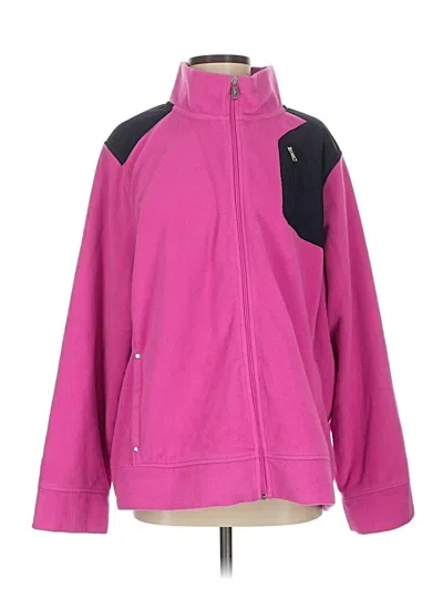 Pre-owned L-rl Lauren Active Ralph Lauren Fleece Jacket In Pink