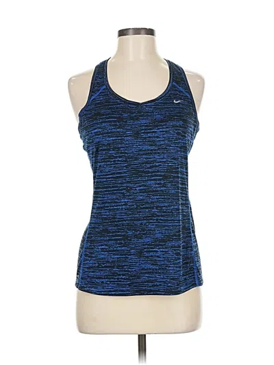 Pre-owned Nike Active Tank Top In Blue