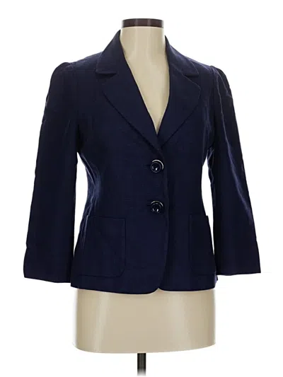 Pre-owned Kate Spade New York Blazer Jacket In Blue