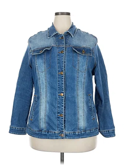 Pre-owned Agnes Orinda Denim Jacket In Blue