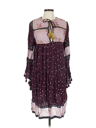 Pre-owned Seen Worn Kept Casual Dress In Purple