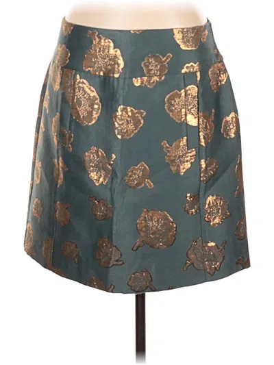 Pre-owned Ann Taylor Formal Skirt In Blue