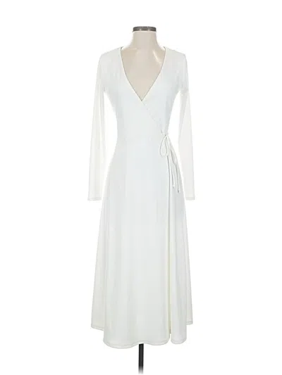 Pre-owned Sage The Label Casual Dress In White