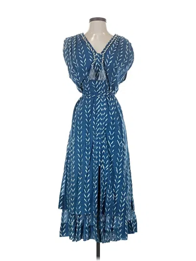 Pre-owned Mirth Casual Dress In Blue