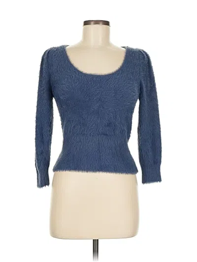 Pre-owned Zara Cardigan Sweater In Blue