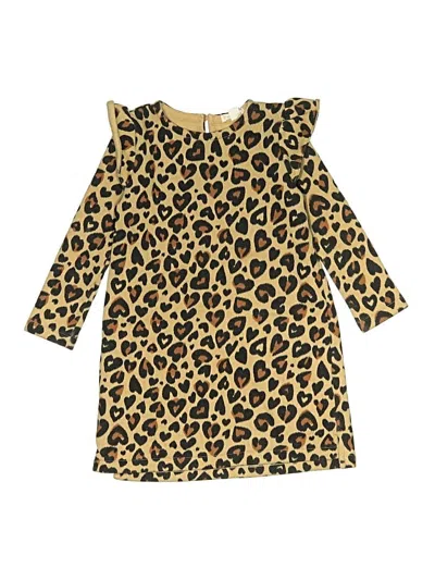 Pre-owned Crewcuts Kids' Dress In Gold