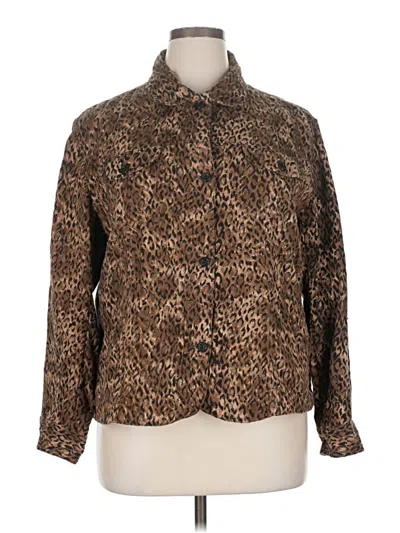 Pre-owned Chico's Jacket In Brown