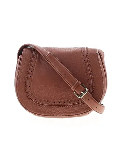 Pre-owned Talbots Leather Crossbody Bag In Brown