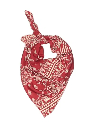 Pre-owned Unbranded Scarf In Red