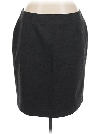 Pre-owned Jjill Casual Skirt In Gray