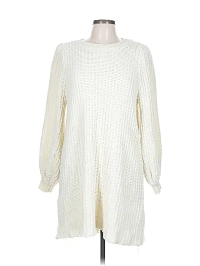 Pre-owned Show Me Your Mumu Casual Dress In White