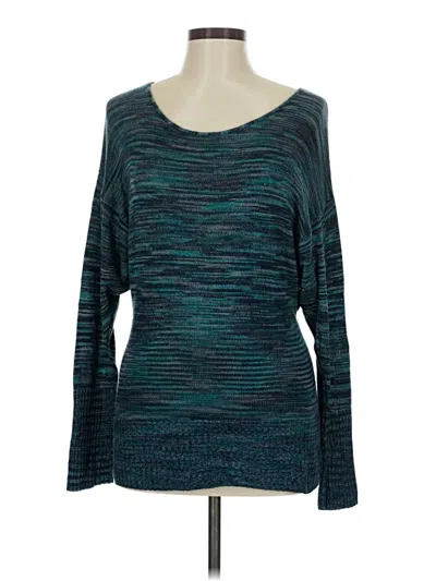 Pre-owned Lucky Brand Pullover Sweater In Blue