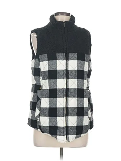 Pre-owned Maurices Vest In Black
