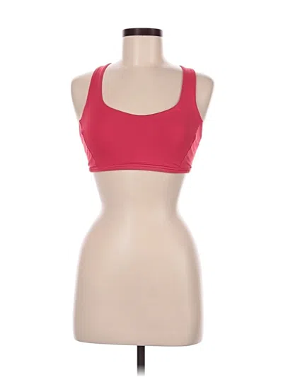 Pre-owned Lululemon Athletica Sports Bra In Pink