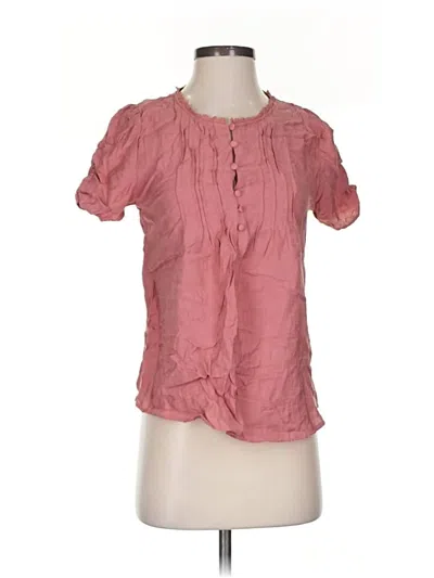 Pre-owned E&m Collection Short Sleeve T-shirt In Pink