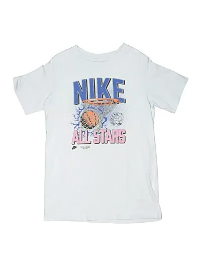 Pre-owned Nike Kids' Short Sleeve T-shirt In Silver