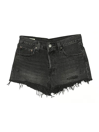 Pre-owned Levi's Denim Shorts In Black