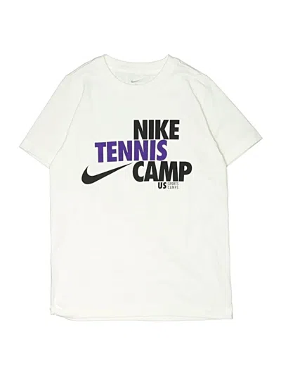 Pre-owned Nike Kids' Short Sleeve T-shirt In White