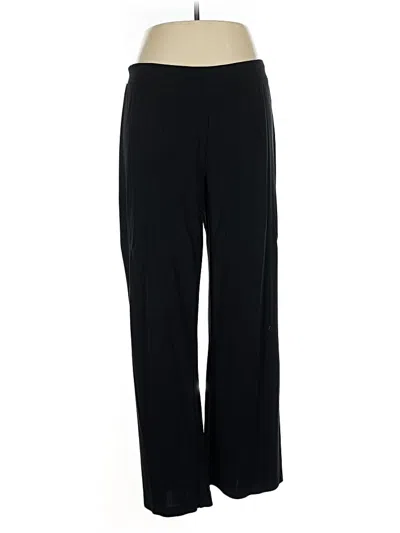 Pre-owned Lands' End Dress Pants In Black