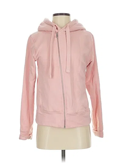 Pre-owned Zella Zip Up Hoodie In Pink