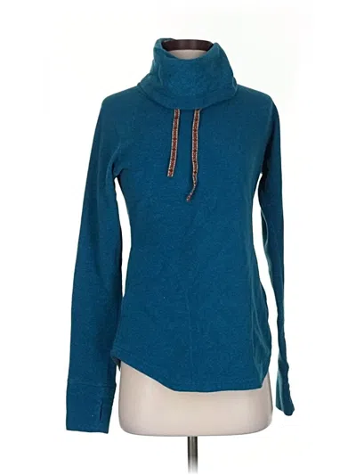 Pre-owned Sherpa Turtleneck Sweater In Blue