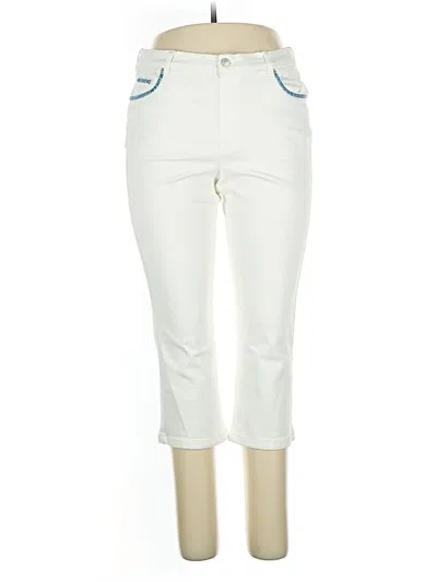 Pre-owned D&co. Casual Pants In White