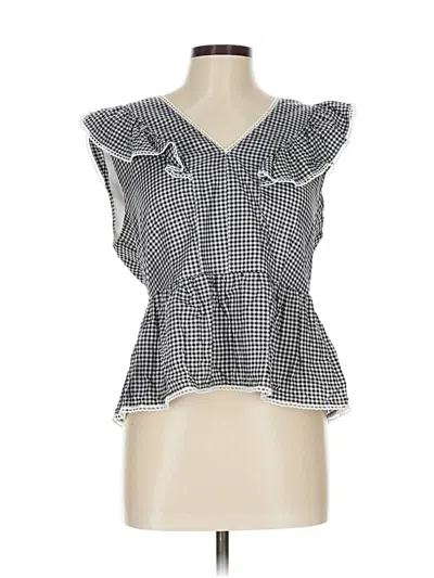 Pre-owned Nanette Lepore Sleeveless Blouse In Black