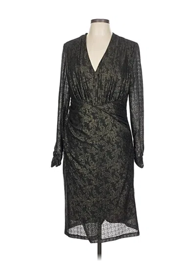 Pre-owned David Meister Cocktail Dress In Black