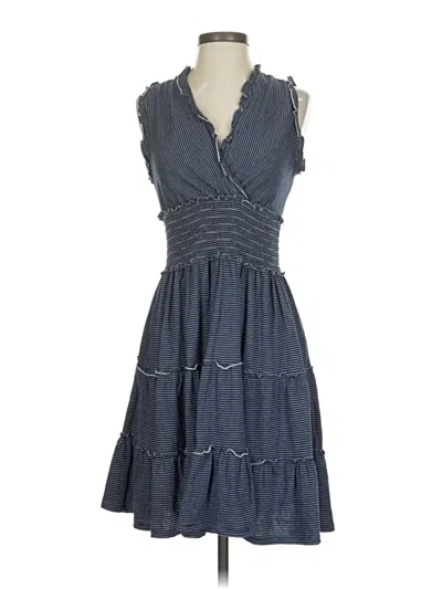 Pre-owned Max Studio Casual Dress In Gray