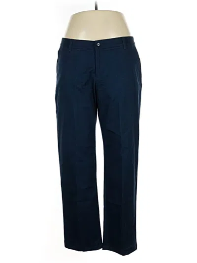 Pre-owned Lands' End Casual Pants In Blue