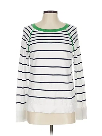 Pre-owned Nautica Long Sleeve T-shirt In White