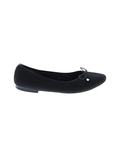 Pre-owned Cynthia Rowley Flats In Black