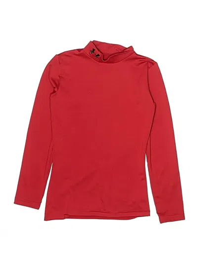 Pre-owned Under Armour Kids' Long Sleeve Turtleneck In Red