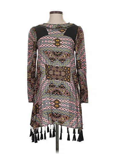 Pre-owned Minkpink Casual Dress In Brown