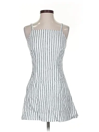 Pre-owned Reformation Casual Dress In Silver