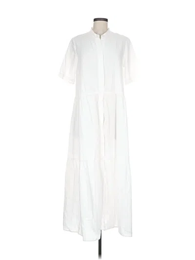 Pre-owned Hunter Casual Dress In White