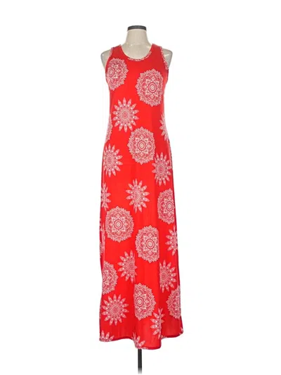 Pre-owned Lularoe Casual Dress In Red