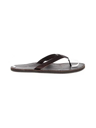 Pre-owned American Eagle Outfitters Flip Flops In Brown