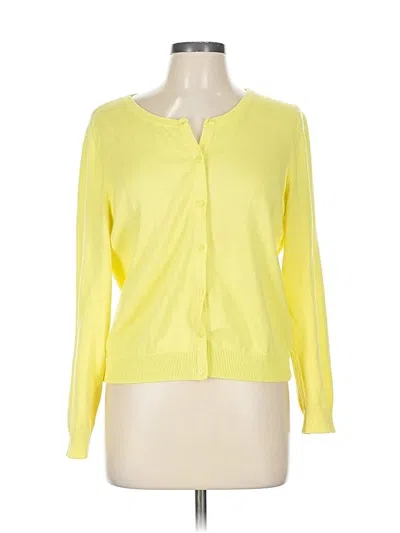 Pre-owned H&m Cardigan Sweater In Yellow