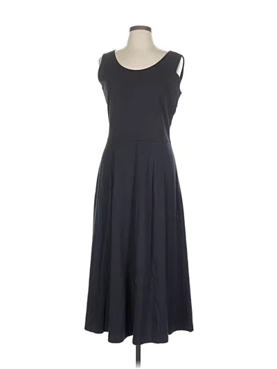 Pre-owned Lands' End Casual Dress In Black