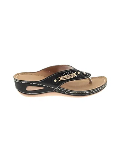 Pre-owned Unbranded Sandals In Black