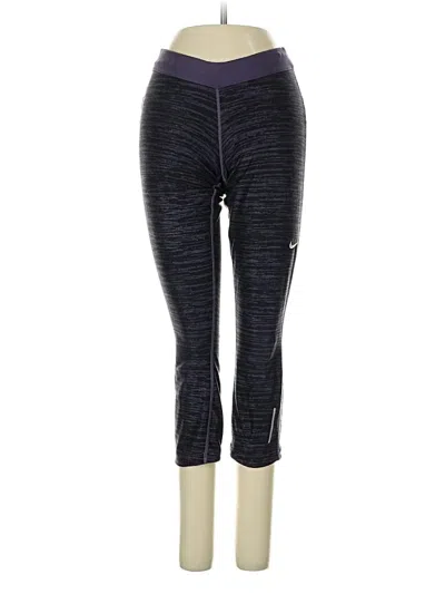 Pre-owned Nike Active Pants In Black