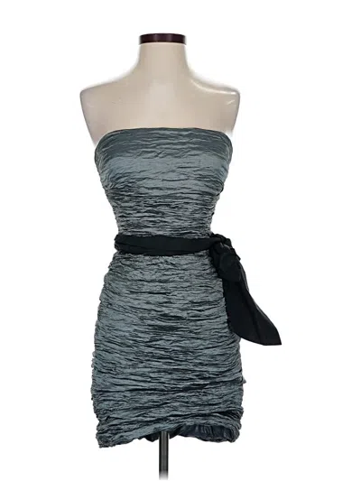 Pre-owned Bcbgmaxazria Cocktail Dress In Gray