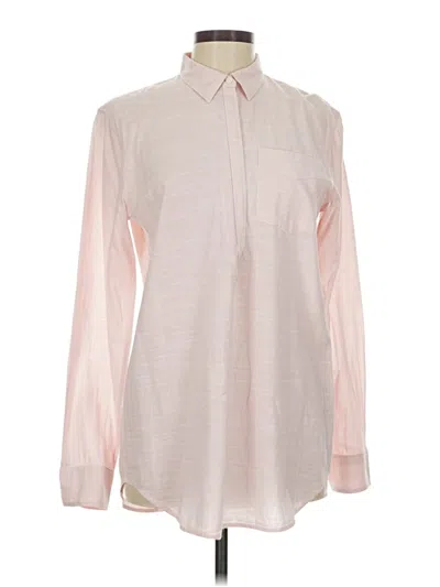 Pre-owned Gap Long Sleeve Button Down Shirt In Pink